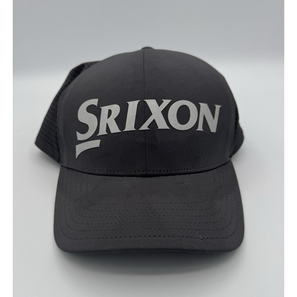 Srixon Golf Hat Strapback Ball Cap Refelective Lettering Gray OSFM‎